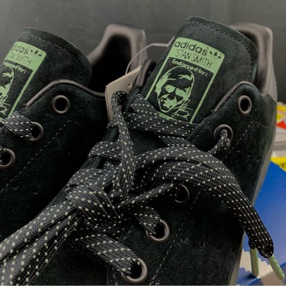 Adidas Stan Smith Mint + Suede 5 Mens / 6.5 Womens - Picture 7 of 14